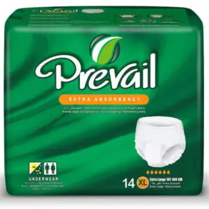 מכנסונים סופגים לגבר ולאישה מידה XL - מבית חברת Prevail