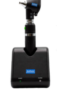 סט הכולל: ראש אופטלמוסקופ 3.5V תוצרת חברת ZUMAX בעל תאורת LED ומטען שולחני ZUMAX זומקס