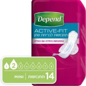 תחבושות ספיגה Mini לאישה - מבית חברת Depend