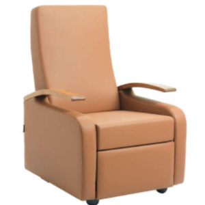 כורסה מתכווננת - RECLINER בעלת ידיות עץ