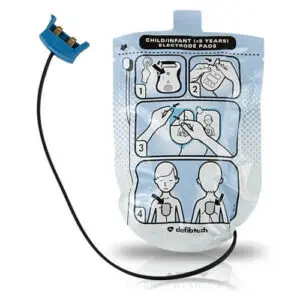 אלקטרודות לדפיברילטור Lifeline AED חברת Defibtech - ילד